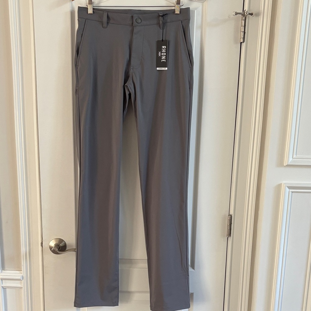 Rhone Men's Sleek Commuter Pant - Dark Gray